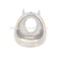 New design stainless steel Silver&Gold mens indonesia rings, man ring